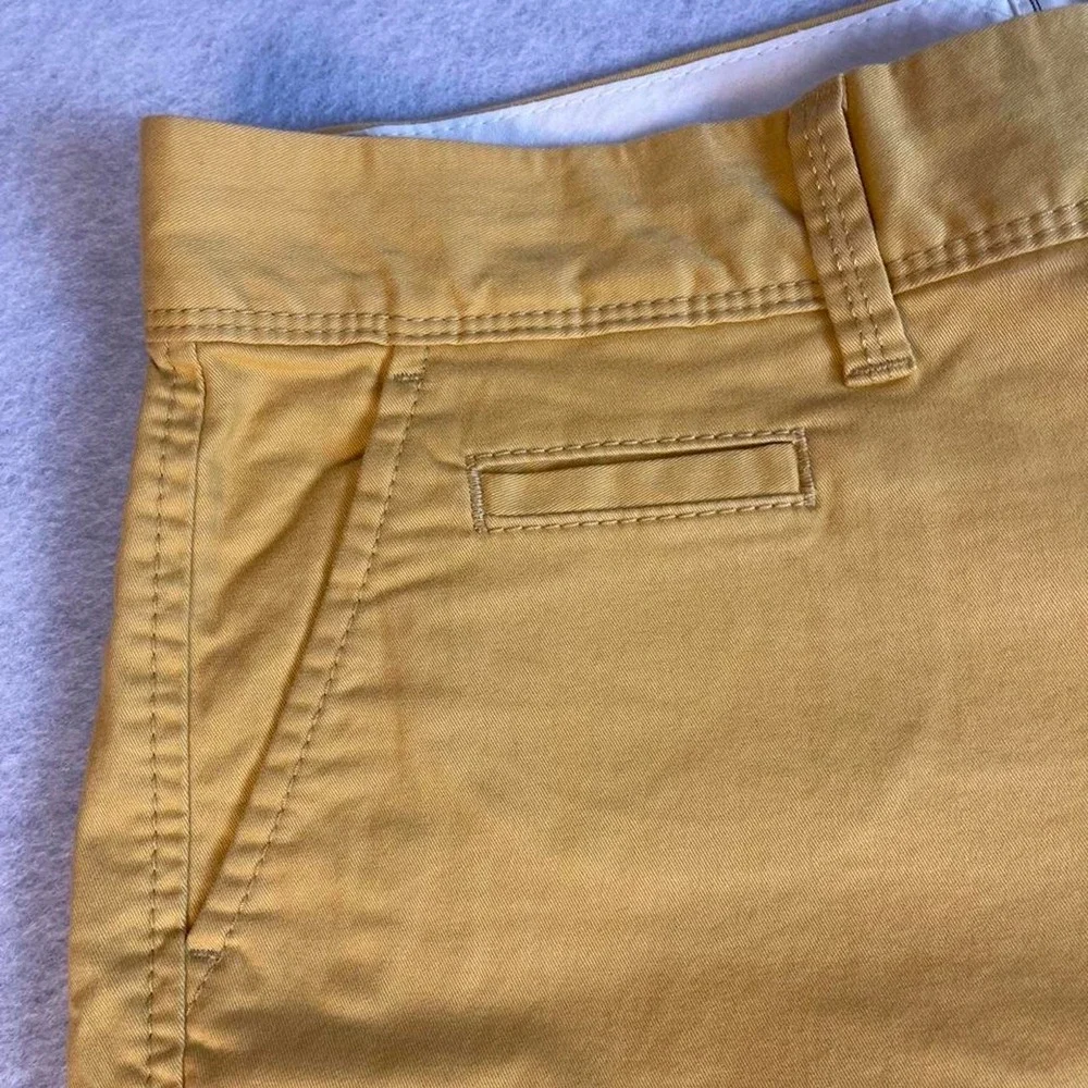 Old Navy yellow cotton & spandex shorts size 8